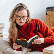 woman reading